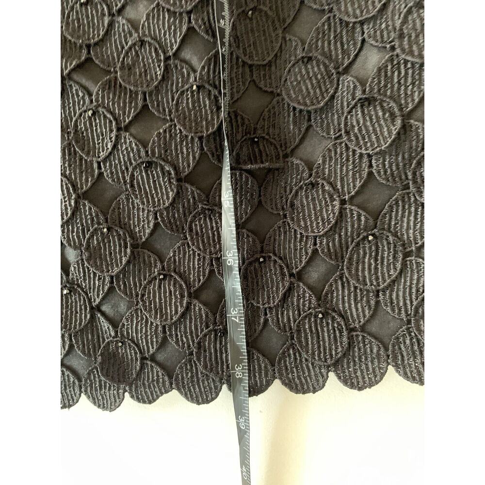 Women's CARMEN Marc Valvo Little Black Dress‎ 4 - Picture 8 of 9
